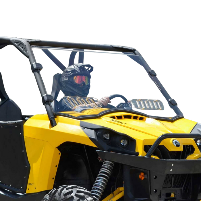 SuperATV Vented Full Windshield for Can-Am Commander