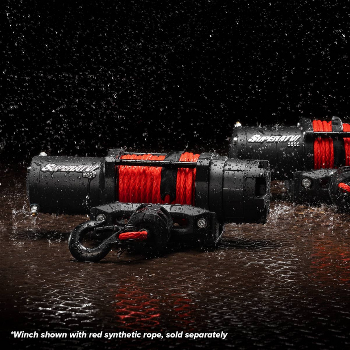 SuperATV 6000 LB. Winch with Wireless Remote & Synthetic Rope