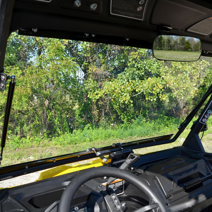 SuperATV Scratch Resistant Flip Windshield for Can-Am Defender