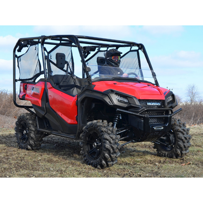 SuperATV Scratch Resistant Half Windshield for Honda Pioneer 1000