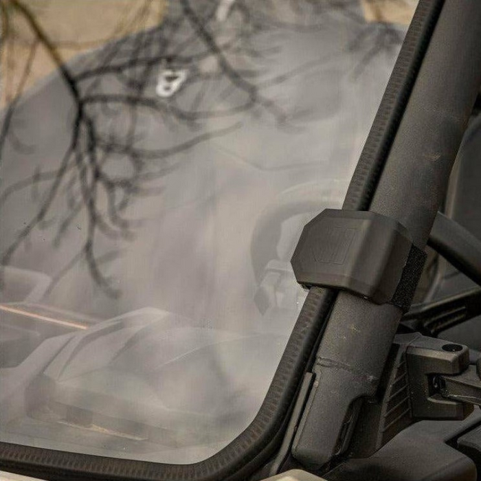 SuperATV Scratch Resistant Vented Full Windshield for Can-Am Maverick Trail