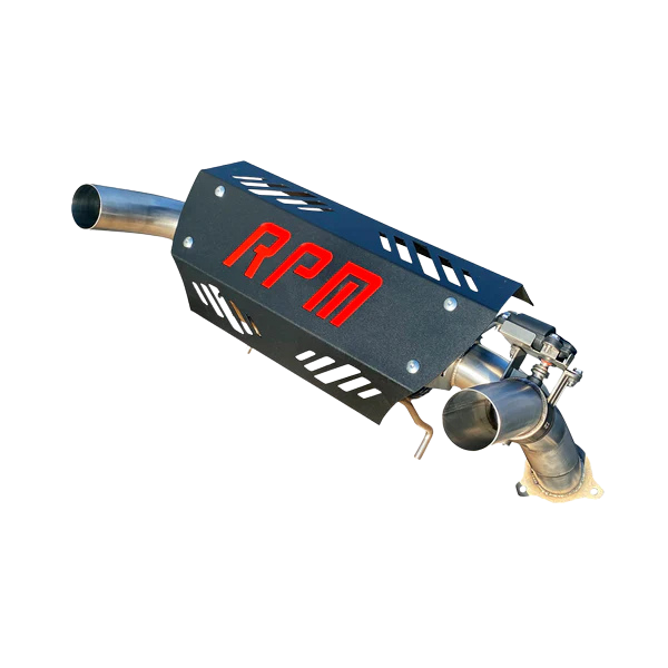 RPM SxS RZR XPT E-Valve Muffler - Dual Tip Captains Choice Exhaust- 2016-2022 XPT XP Turbo S