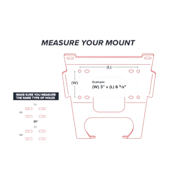 SuperATV Winch Mounting Plate for Polaris RZR XP 900