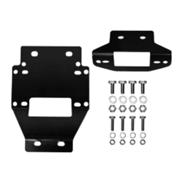 SuperATV Winch Mounting Plate for Polaris RZR XP 900