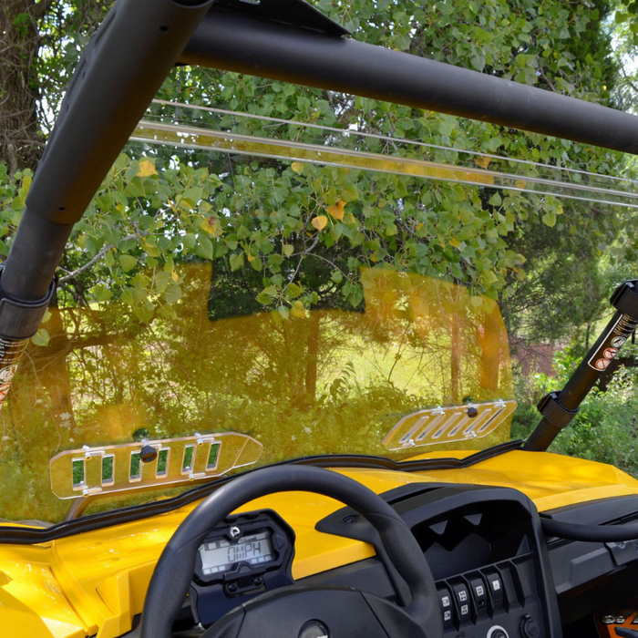 SuperATV Vented Full Windshield for Can-Am Commander