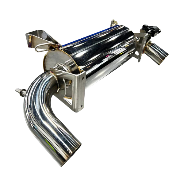 RPM SxS RZR PRO XP & Turbo R E-Valve Muffler - Dual Tip Captains Choice Exhaust - 2020-2025 PRO XP & TURBO R