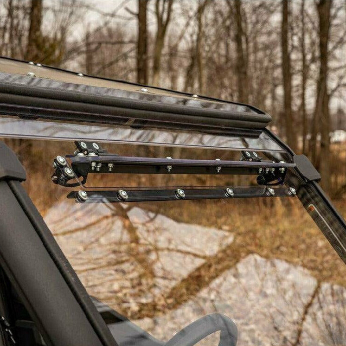 SuperATV Scratch Resistant Vented Full Windshield for Can-Am Maverick Trail