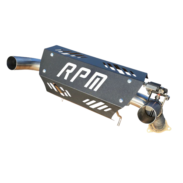 RPM SxS RZR XPT E-Valve Muffler - Dual Tip Captains Choice Exhaust- 2016-2022 XPT XP Turbo S