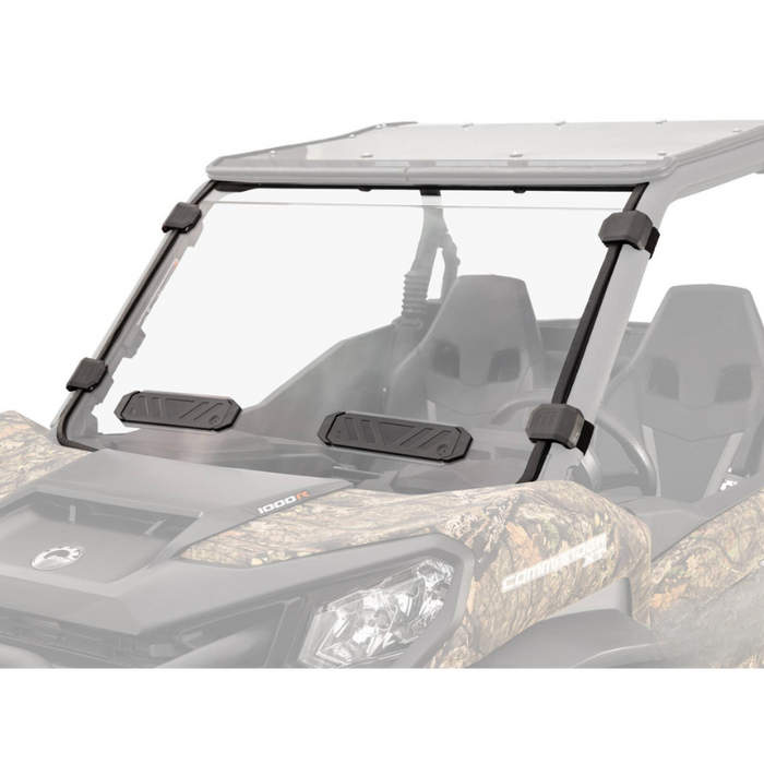 SuperATV Scratch Resistant Vented Full Windshield for Can-Am Maverick Sport