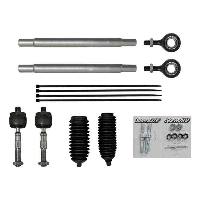 SuperATV Polaris RZR Trail S 1000 Heavy Duty Tie Rod Kit