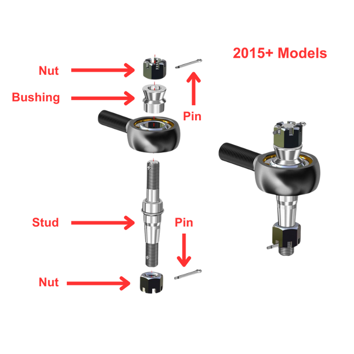 SuperATV Polaris RZR RS1 Heavy Duty Tie Rod Kit