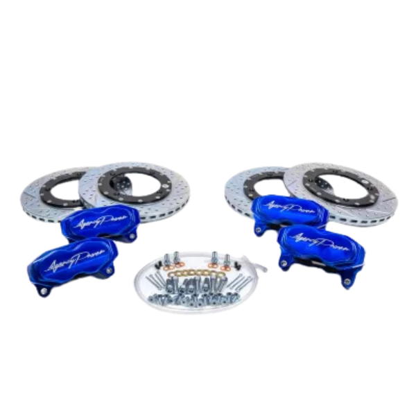 Agency Power Big Brake Kit Front and Rear Blue Ice Can-Am Maverick X3 Turbo