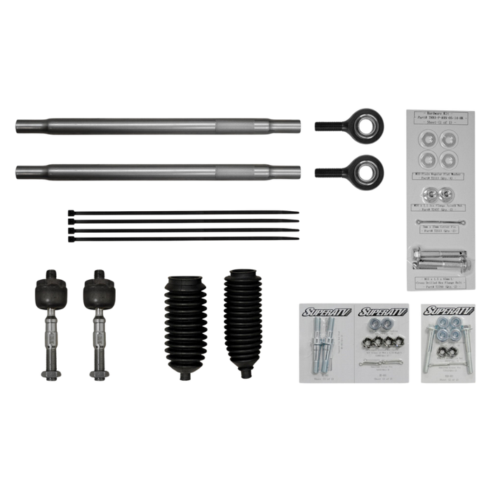 SuperATV Polaris RZR RS1 Heavy Duty Tie Rod Kit