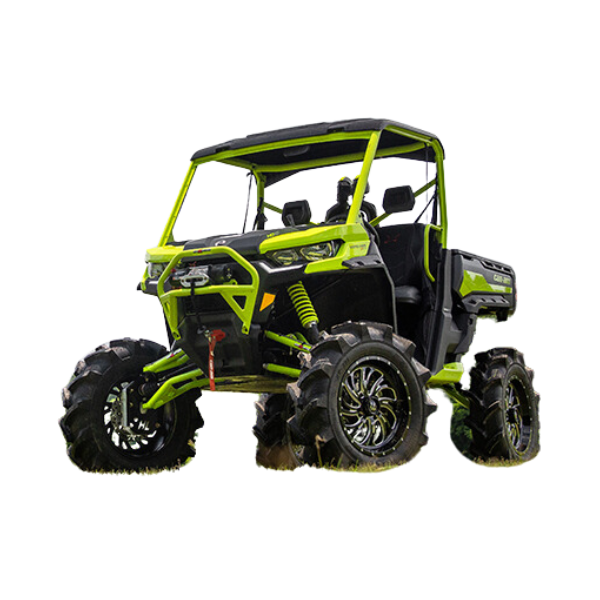 High Lifter 8-Inch APEXX Big Lift Kit with Outlaw DHT XL Axles for Can-Am Defender MAX (2020+) - Black