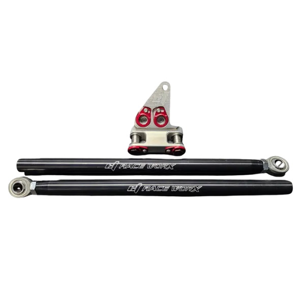 CT Race Worx Pro Tie Rods with Stabilizer Mount for Maverick R