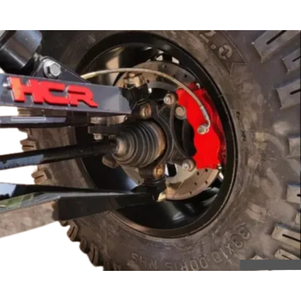 Agency Power Big Brake Kit Front and Rear Black Polaris RZR Turbo