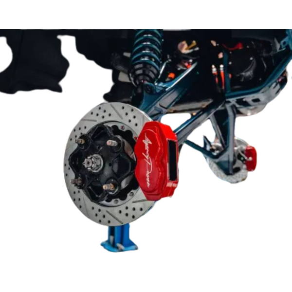 Agency Power Big Brake Kit Front and Rear Blue Ice Can-Am Maverick X3 Turbo