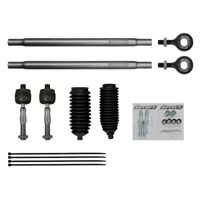 SuperATV Polaris RZR XP 1000 Heavy Duty Swaged Tie Rod Kit