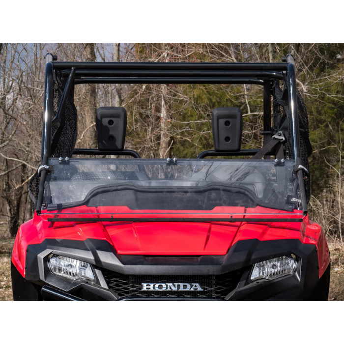 SuperATV Honda Pioneer 700 Scratch Resistant Flip Down Windshield