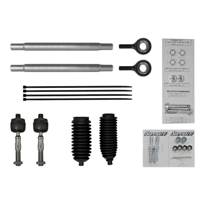 SuperATV Polaris RZR S 800 Heavy Duty Tie Rod Kit