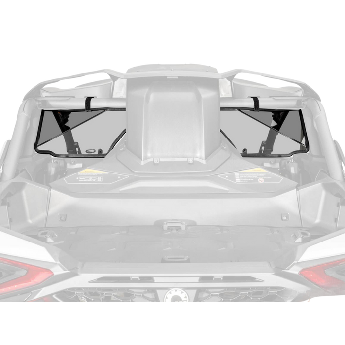 SuperATV Scratch Resistant Rear Windshield for Can-Am Maverick R