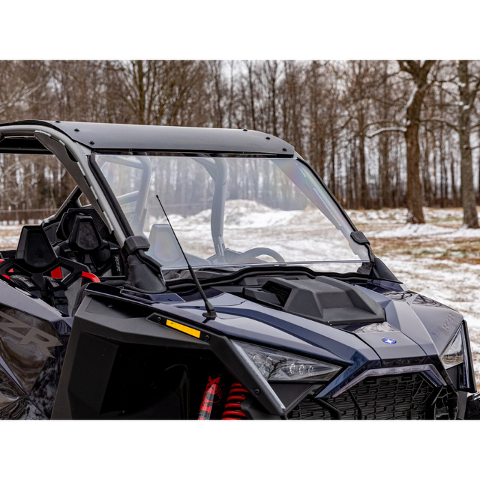 SuperATV Scratch Resistant Full Windshield for Polaris RZR Pro R