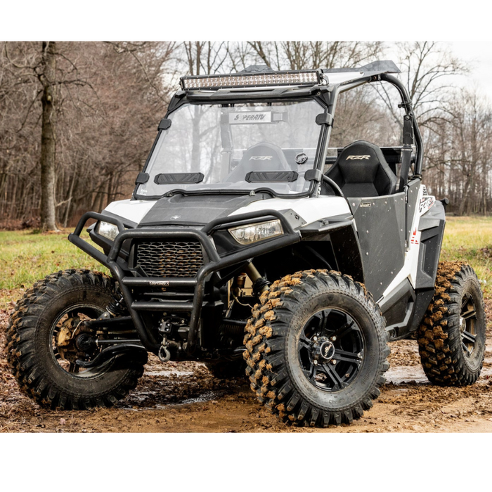 SuperATV Scratch Resistant Vented Full Windshield for Polaris RZR S 1000