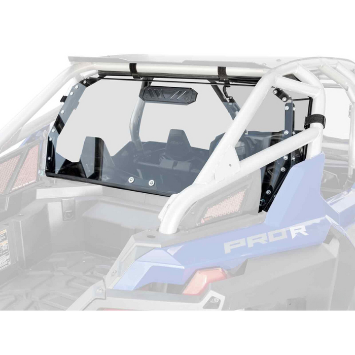 SuperATV Vented Rear Windshield for Polaris RZR Pro R