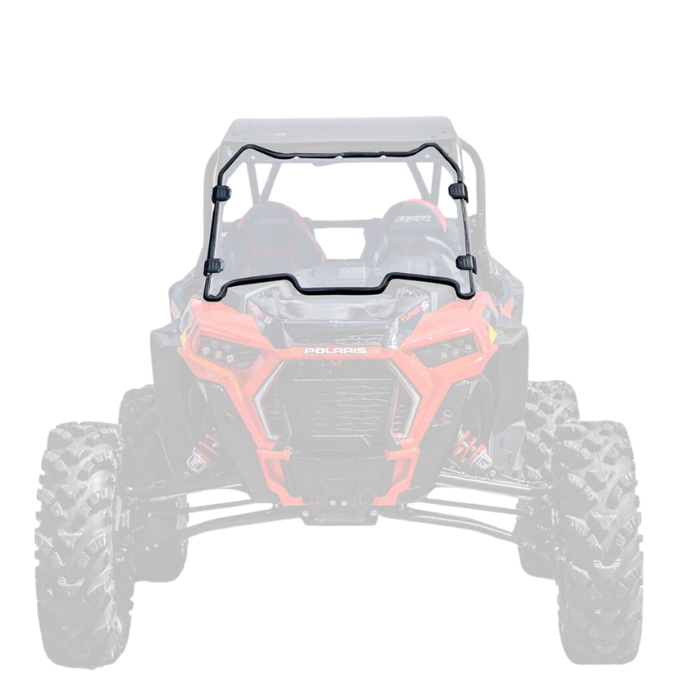 SuperATV Scratch Resistant Full Windshield for Polaris RZR Turbo S