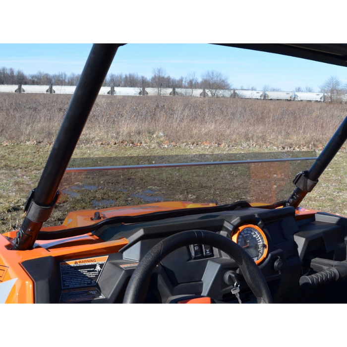 SuperATV Half Windshield for Polaris RZR XP Turbo