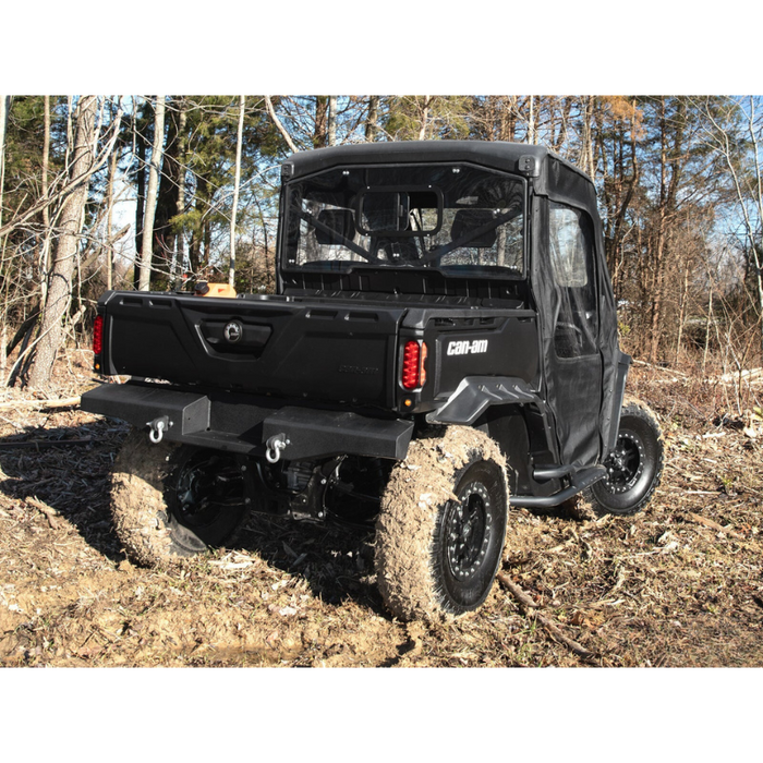 SuperATV Sliding Rear Windshield for Can-Am Defender