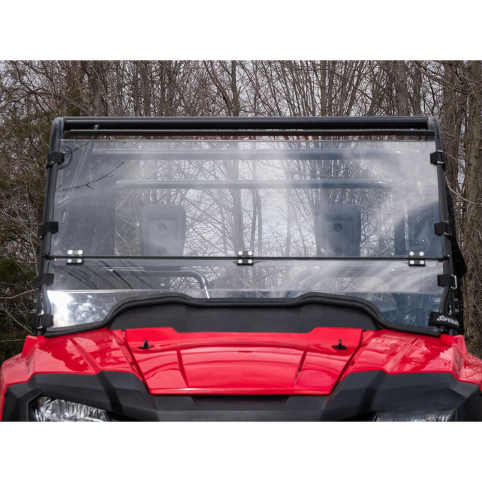 SuperATV Honda Pioneer 700 Scratch Resistant Flip Down Windshield