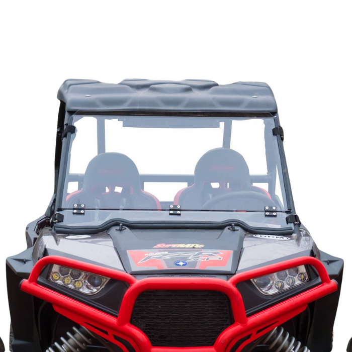 SuperATV Scratch Resistant Flip Down Windshield for Polaris RZR S 1000