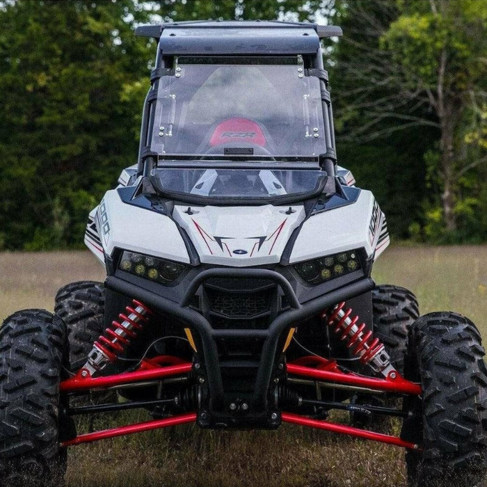 SuperATV Polaris RZR RS1 Scratch Resistant Flip Windshield