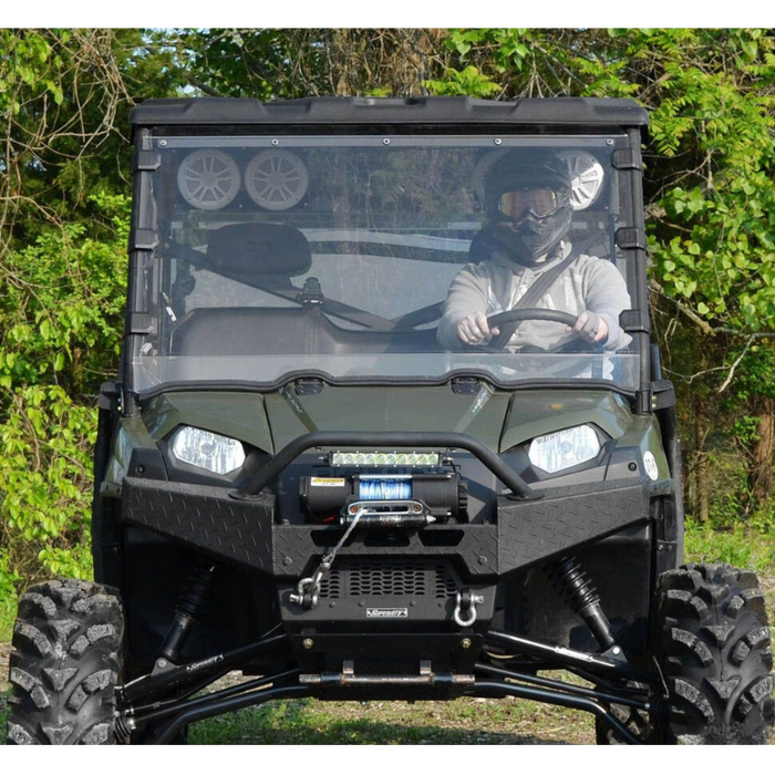 SuperATV Scratch Resistant Vented Full Windshield for Polaris Ranger 570 Full-Size