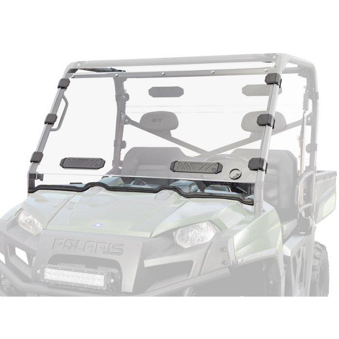 SuperATV Polaris Ranger 900 Diesel Scratch Resistant Vented Full Windshield