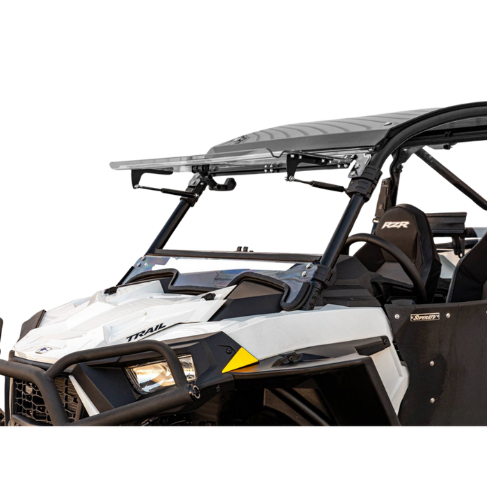 SuperATV Polaris RZR Trail S 1000 Scratch Resistant Flip Windshield