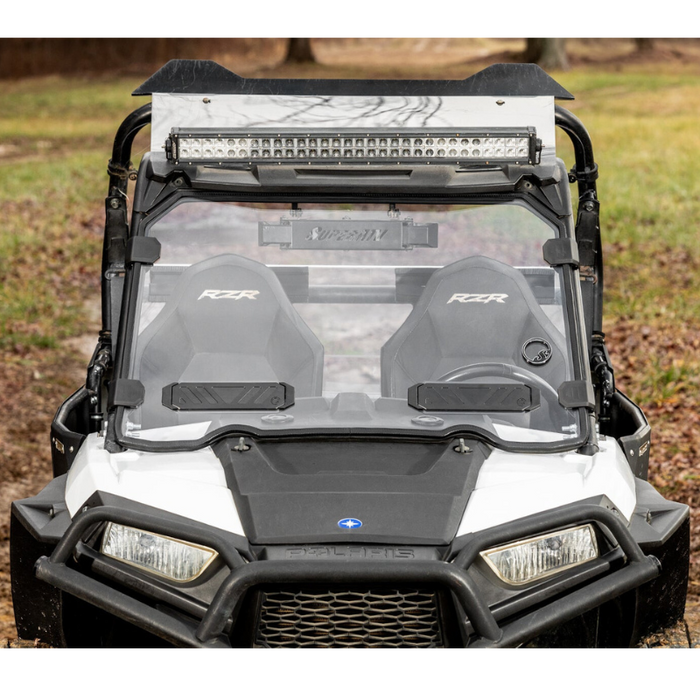 SuperATV Scratch Resistant Vented Full Windshield for Polaris RZR S 1000