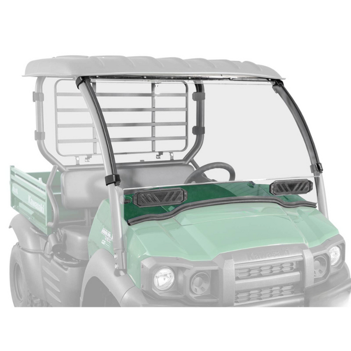 SuperATV Vented Front Windshield for Kawasaki Mule SX