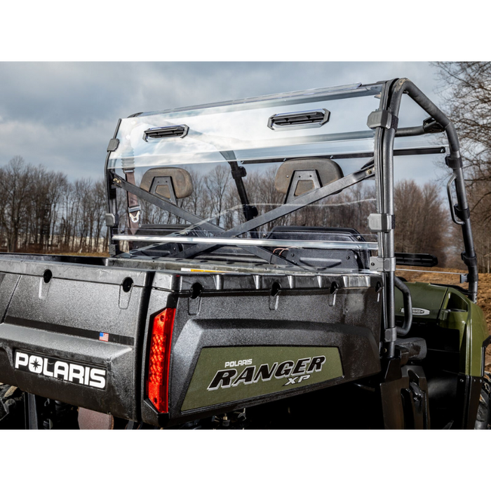 SuperATV Vented Full Rear Windshield for Polaris Ranger 800 Full-Size