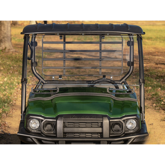 SuperATV Vented Front Windshield for Kawasaki Mule SX