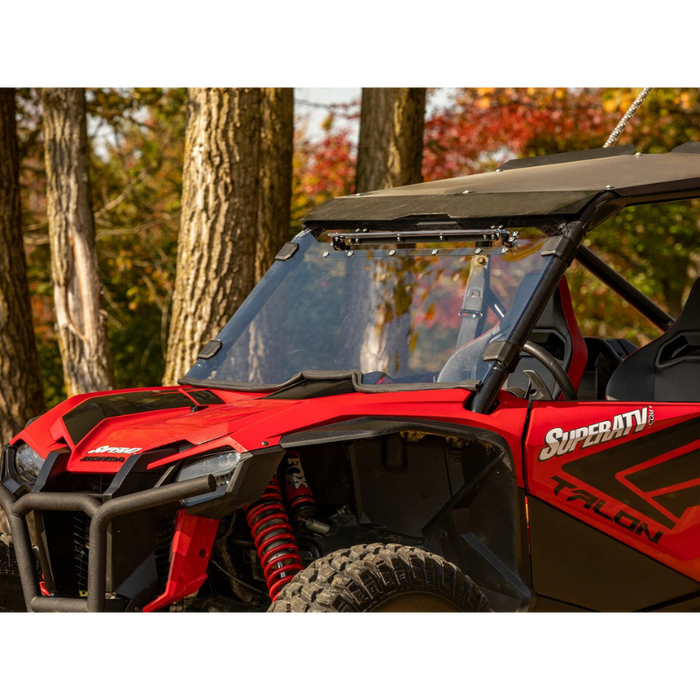 SuperATV Scratch Resistant Vented Full Windshield for Honda Talon 1000R