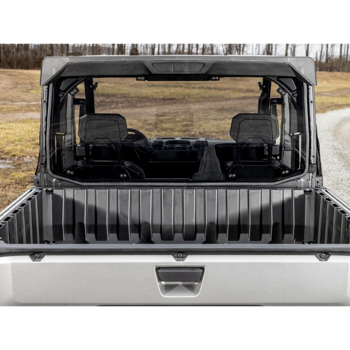 SuperATV Scratch Resistant Rear Windshield for Polaris Ranger XD 1500