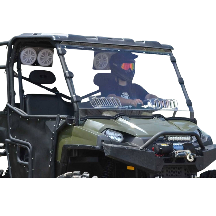 SuperATV Scratch Resistant Vented Full Windshield for Polaris Ranger 570 Full-Size