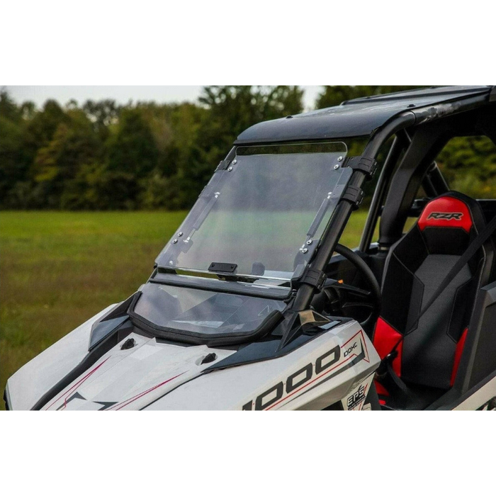 SuperATV Polaris RZR RS1 Scratch Resistant Flip Windshield