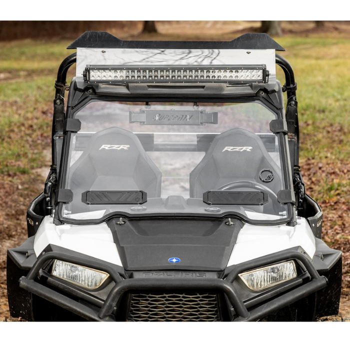 SuperATV Scratch Resistant Vented Full Windshield for Polaris RZR 900