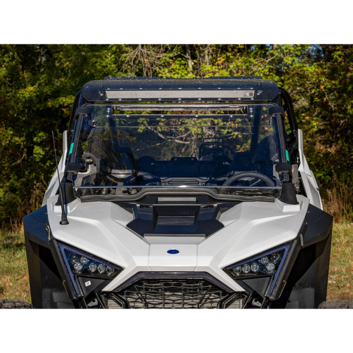 SuperATV Scratch Resistant Vented Full Windshield for Polaris RZR Pro XP