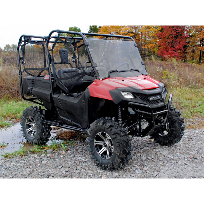 SuperATV Scratch Resistant Full Windshield for Honda Pioneer 700