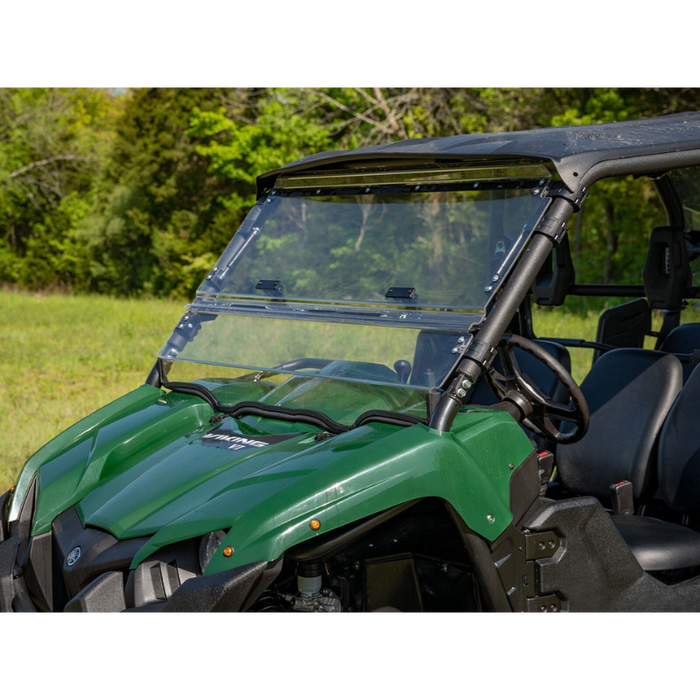 SuperATV Scratch Resistant Flip Windshield for Yamaha Viking