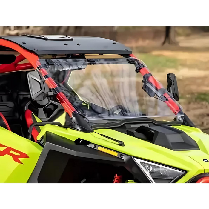 SuperATV MaxDrive Power Flip Windshield for Polaris RZR Pro